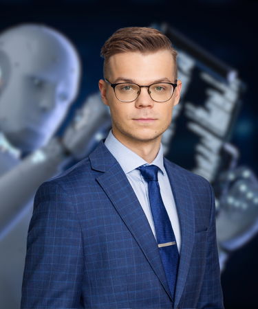 Karl Joonas Kendla and robot judge